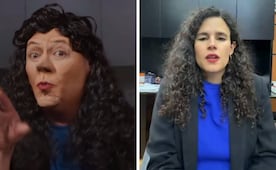 Víctor Trujillo parodia a Luisa María Alcalde; ironiza sobre la "lista" de periodistas y se vuelve viral