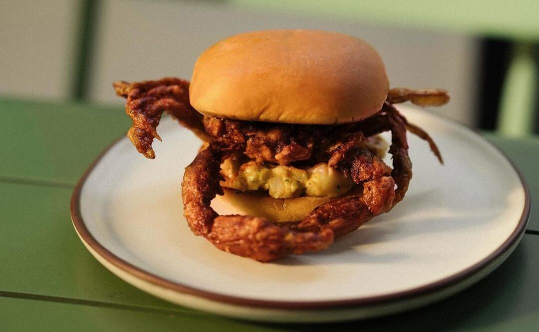 Lucho's Crab Burger en Shake Shack. Foto: Instagram