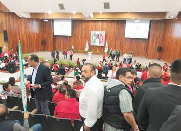 Van tres candidatos por timón del PRI