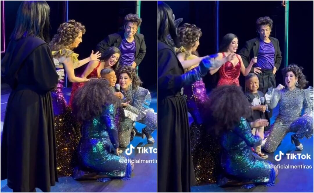 El niño viral de TikTok se presentó en "Mentiras El musical". Foto: TikTok. @oficialmentiras