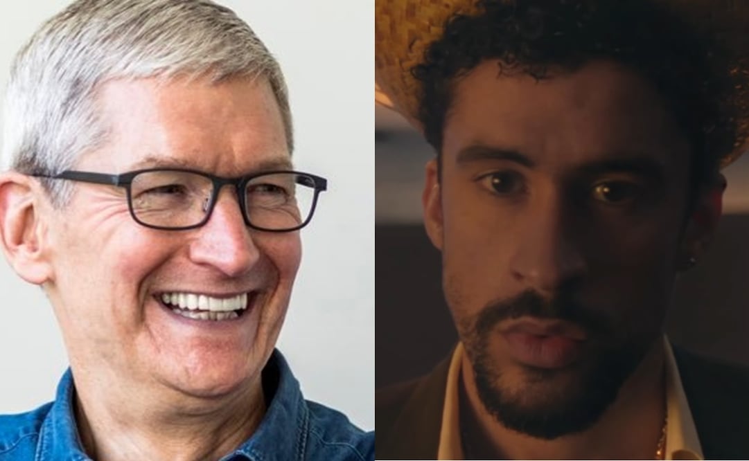 Tim Cook compartió una fotografía junto a Bad Bunny. Foto: Instagram oficial.