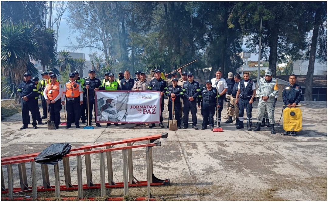 “Jornadas por la Paz” en el Estado de México es una estrategia de pacificación implementada en el Edomex que busca reducir la incidencia delictiva (21/12/2024). Foto: Especial
