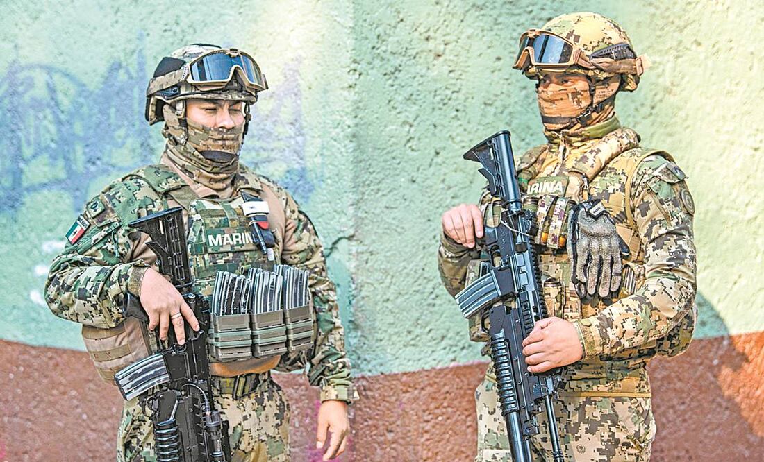 Operativo contra el narco en la Ciudad de México, en mayo de 2020. Archivo/ AFP.