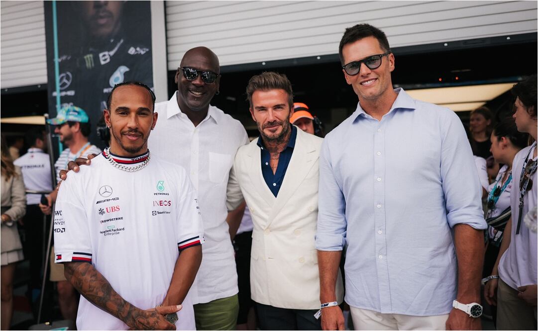 GALERÍA: Michael Jordan, Tom Brady, David Beckham y todas las celebridades que asistieron al GP de Miami / FOTO: @MercedesAMGF1