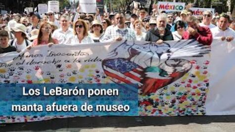 Colocan manta de los LeBarón en Museo Memoria y Tolerancia