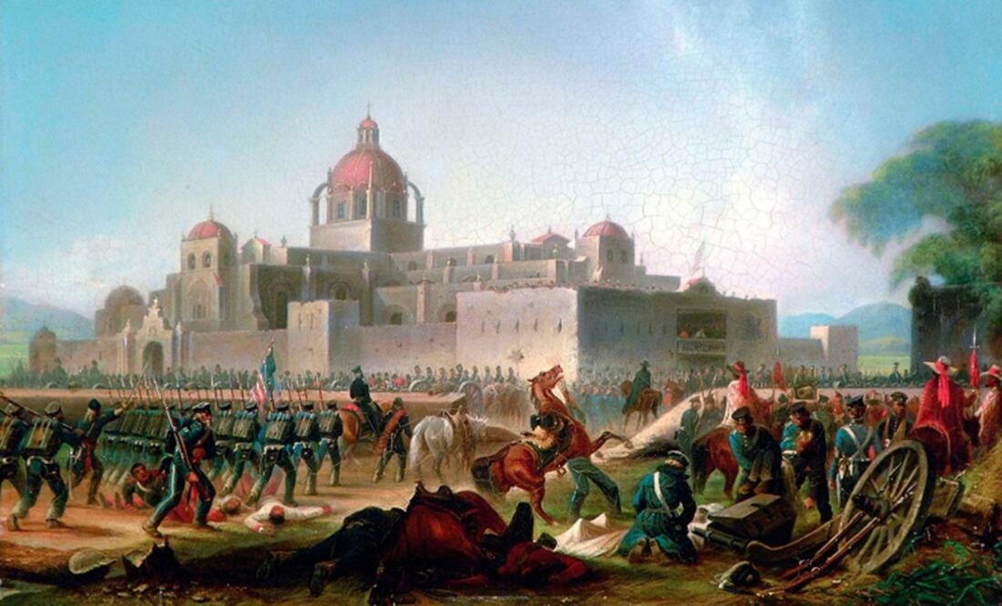 The war arose from the U.S. annexation of Texas - Photo : Taken from INAH's website