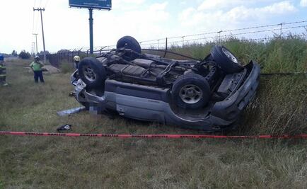 Mueren 3 por accidente en la autopista Peñón-Texcoco