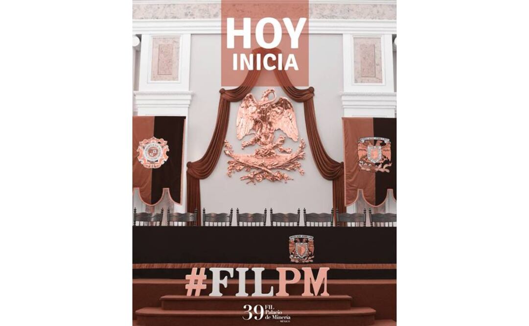 FOTO: Facebook/Feria Internacional del Libro del Palacio de Minería.