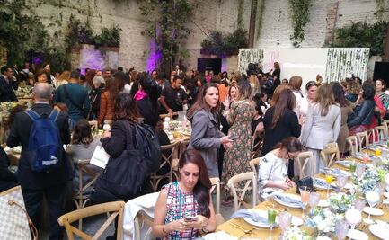 Todo listo para el desayuno de 104 Mujeres Líderes de EL UNIVERSAL