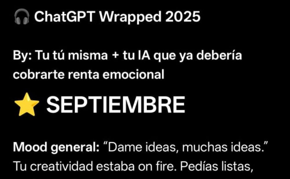 Paso a paso: ¿cómo obtener tu ChatGPT Wrapped? Imagen: captura de pantalla