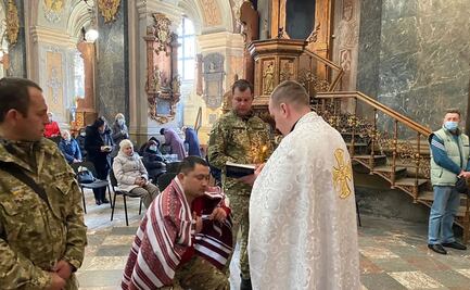 Viacheslav, el soldado que recibe a Dios antes de enfrentar la guerra en Ucrania