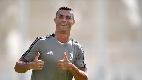 Primer entrenamiento de Cristiano Ronaldo con la Juventus