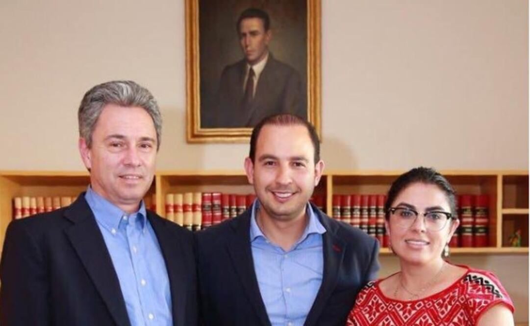 Marko Cortés, Gómez Morin y Mirelle Montes