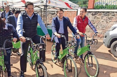 Arranca préstamo de bicicletas en Metepec