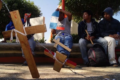 Avanza caravana migrante por el Istmo