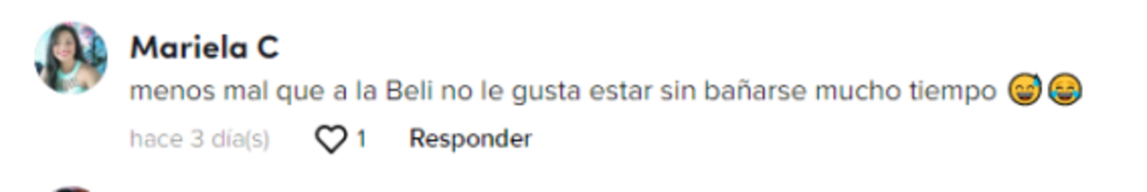 Belinda responde cuántos días ha pasado sin bañarse