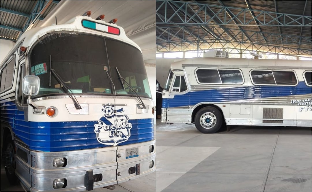 FOTO: ESPECIAL - Camotito, el legendario autobús del Club Puebla se vende por más de 300 mil pesos en Facebook