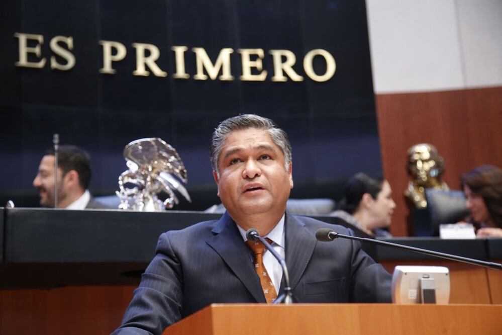 El senador Víctor Oswaldo Fuentes del grupo parlamentario del PAN. Foto: Especial