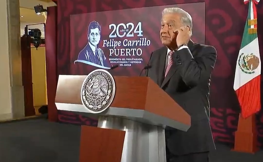 López Obrador en su mañanera del 10 de junio. Foto: Captura