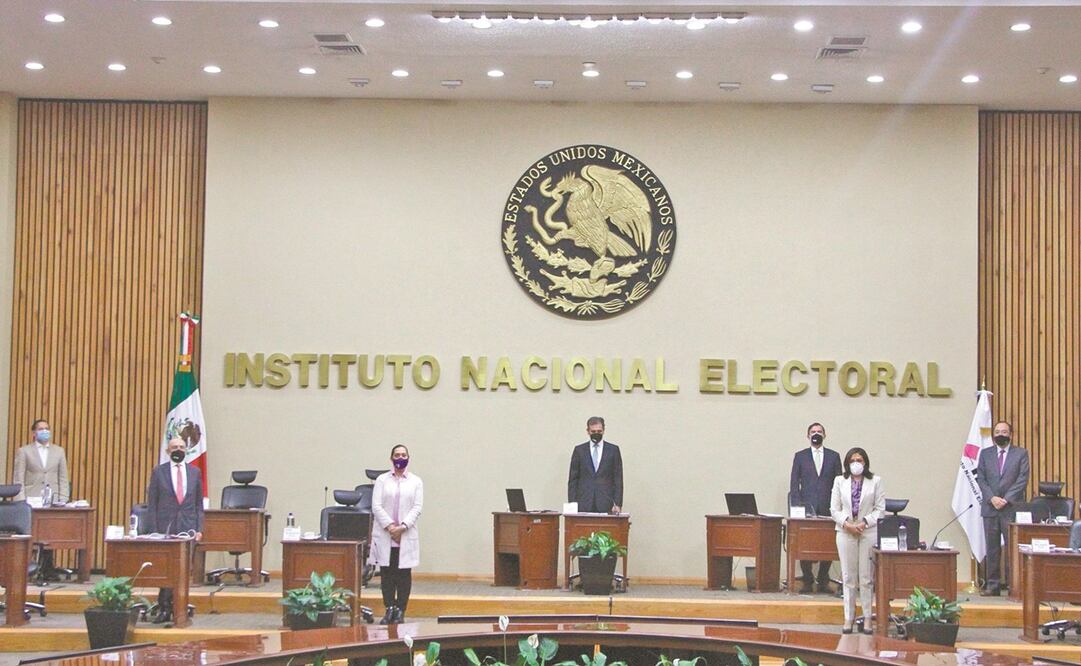 Ayer se llevó a cabo la sesión extraordinaria del Consejo General del Instituto Nacional Electoral. Foto: Rogelio Morales/ Cuartooscuro.