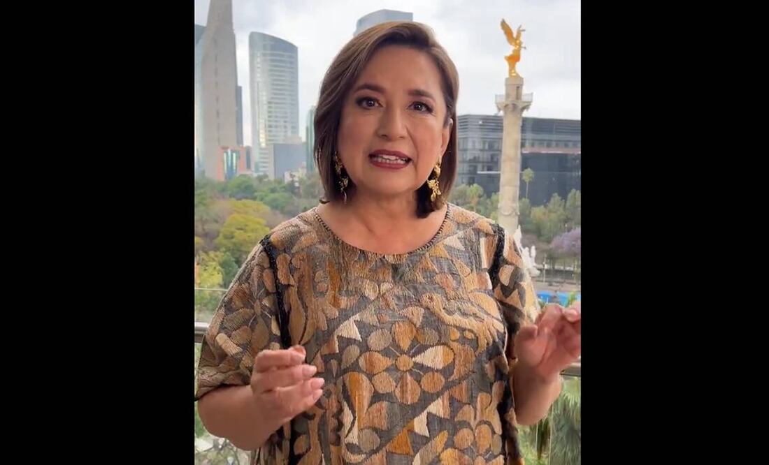 Xóchitl Gálvez, candidata virtual del PAN-PRI-PRD a la presidencia de la República. Foto: captura de pantalla