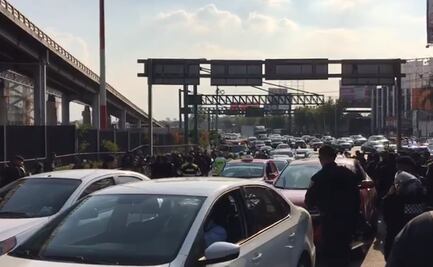 Policías federales retiran bloqueo en inmediaciones del AICM