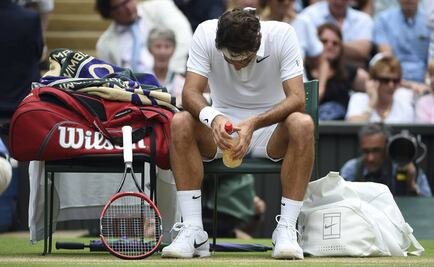 Wimbledon: Federer se desinfla; Raonic es finalista 