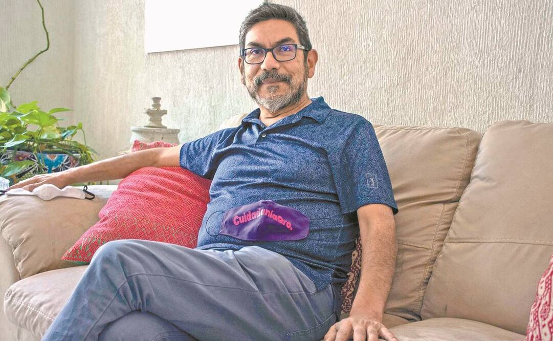 Walter López, candidato del PT, es conocido por ser el vocero del Frente Queretano por el Derecho a la No Discriminación el Estado Laico. Ha participado en poyectos para apoyar a grupos vulnerables en la entidad. Foto: Mitzi Olvera/ El Universal.