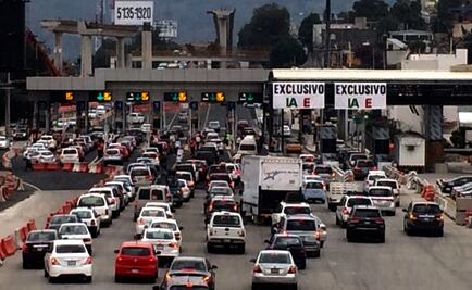 Alerta Capufe de tráfico intenso en la México-Cuernavaca
