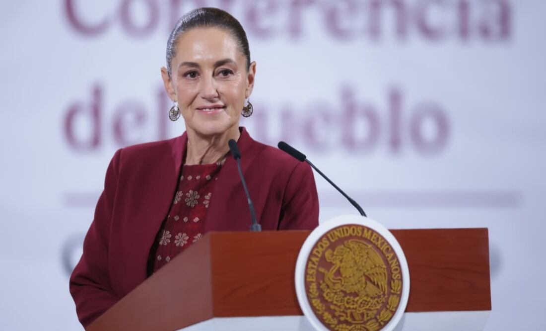Conferencia mañanera de la presidenta Claudia Sheinbaum en Palacio Nacional (07/11/2025). Foto: Fernanda Rojas / EL UNIVERSAL