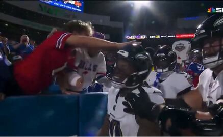 NFL: La liga veta de todos los estadios a aficionado que golpeó a jugadores de los Ravens; la sanción será por tiempo indefinido