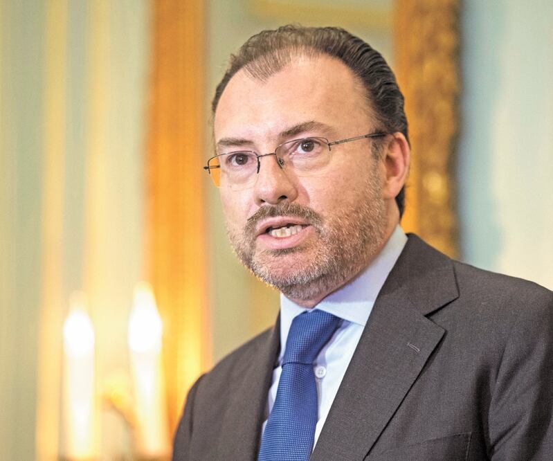 Luis Videgaray se encargó de utilizar recursos ilícitos en campañas electorales del PRI, acusan. ARCHIVO ELUNIVERSAL