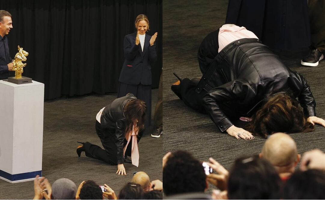 Juliette Binoche, ganadora del Oscar por su trabajo en “El paciente inglés”. Foto: Berenice Fregoso/EL UNIVERSAL.