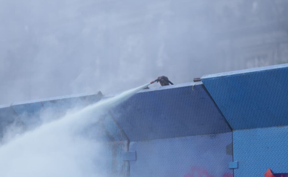 Aspectos de la marcha por el Día Internacional de la Mujer este domingo 8 de Marzo de 2026 en la Ciudad de México. Foto: Fernanda Rojas/ EL UNIVERSAL