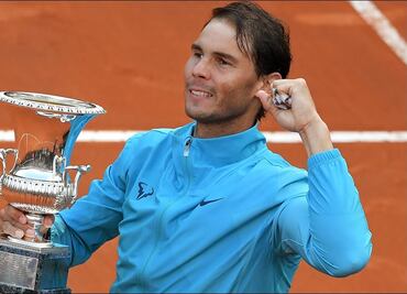 Nadal, emperador de Roma; vence a Djokovic en la final del Masters italiano