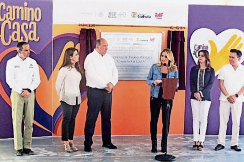 El albergue transitorio Camino a Casa ubicado en Piedras Negras, Coahuila, fue inaugurado por Angélica Rivera de Peña, en presencia del gobernador Rubén Moreira (DIF)