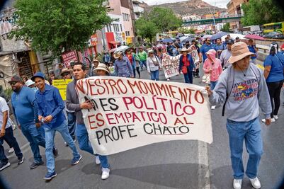 Marchan por la liberación del Profe Chayo