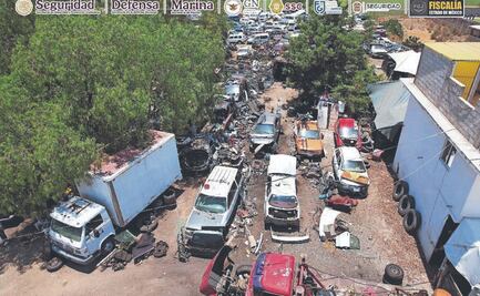 Operación Fortaleza: decomisan 2 mil 800 toneladas de autopartes
