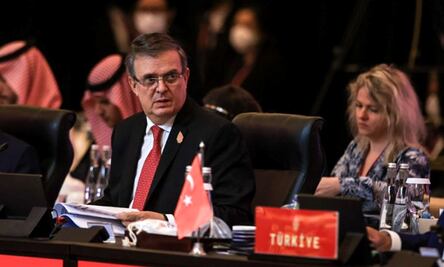 Ebrard pide solucionar conflicto en Ucrania para evitar una crisis alimentaria y energética