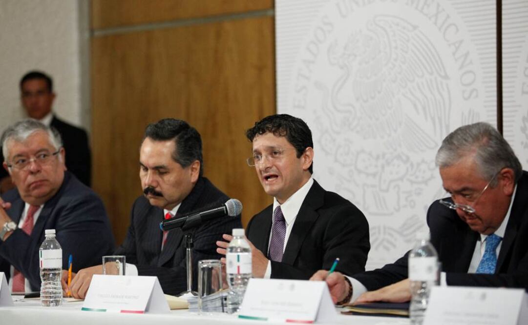 El secretario de la Función Pública, Virgilio Andrade (YADIN XOLALPA / EL UNIVERSAL)