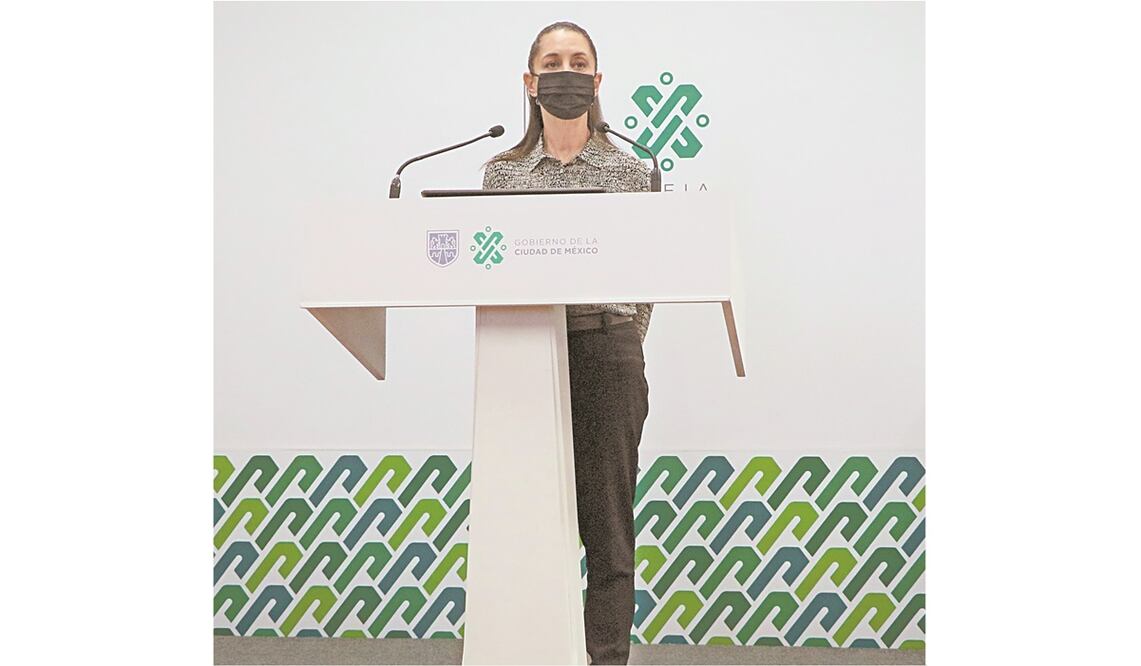 La jefa de Gobierno asegura que en promedio hay una capacidad considerable en hospitales. Foto: CORTESÍA