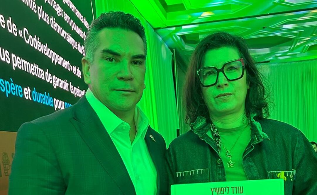 En su visita de trabajo a Rabat, Marruecos, el presidente del PRI y vicepresidente de la Internacional Socialista, Alejandro Moreno Cárdenas, se reunió con familiares de prisioneros israelíes. Foto: Especial