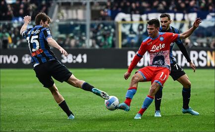 Chucky Lozano colaboró en el triunfo del Napoli sobre el Atalanta en la Serie A