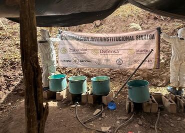 Neutralizan 2 laboratorios clandestinos en Sinaloa; lugar apunta a ser de “Los Mayos”