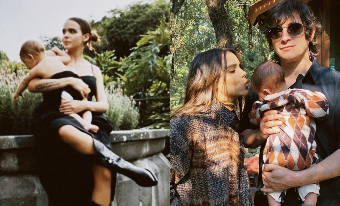 En la imagen se observa a Yuya, su bebé Mar y el músico Siddhartha. Foto: Instagram oficial.