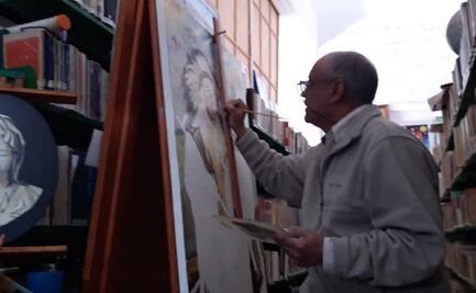 Pintar y leer, las pasiones que dan refugio a Mario en el penal de Santiaguito