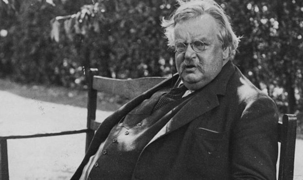 Gilbert Keith Chesterton (1874–1936), escritor y ensayista británico célebre por su ingenio paradójico, creador del detective Padre Brown y autor de obras como Orthodoxy y The Everlasting Man. Crédito: O Globo