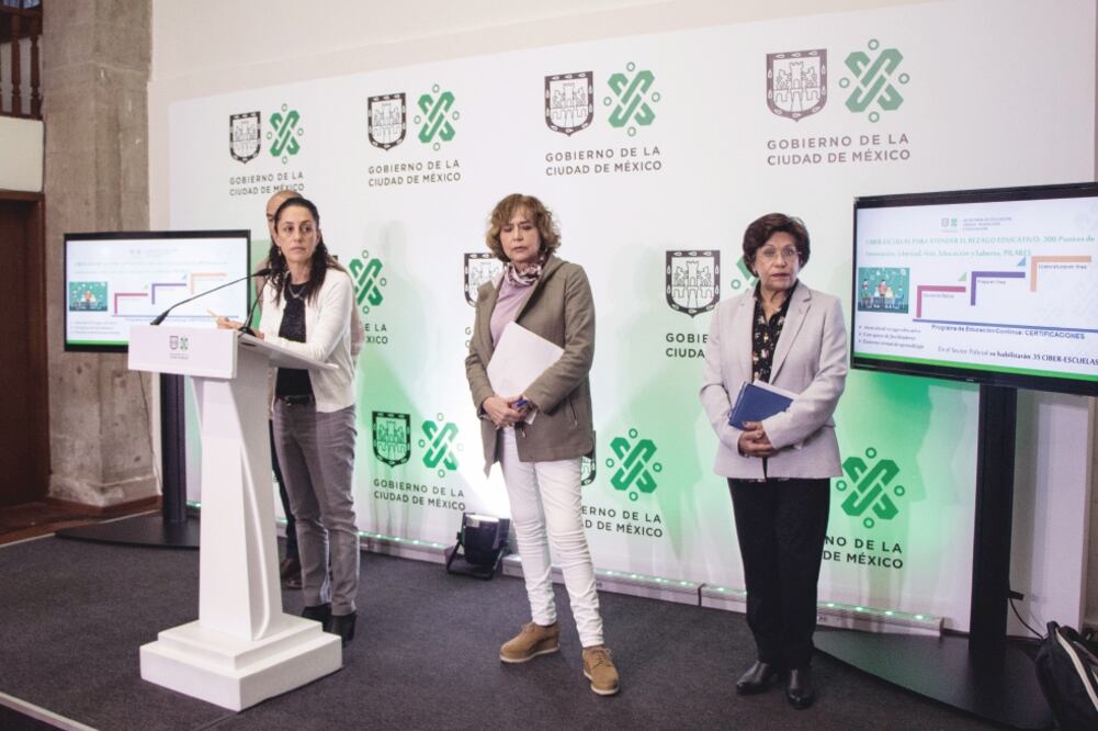 La titular del Ejecutivo capitalino afirmó que la anterior administración abandonó la labor del Instituto de Educación Media Superior (IEMS) (MISAEL VALTIERRA. CUARTOSCURO)