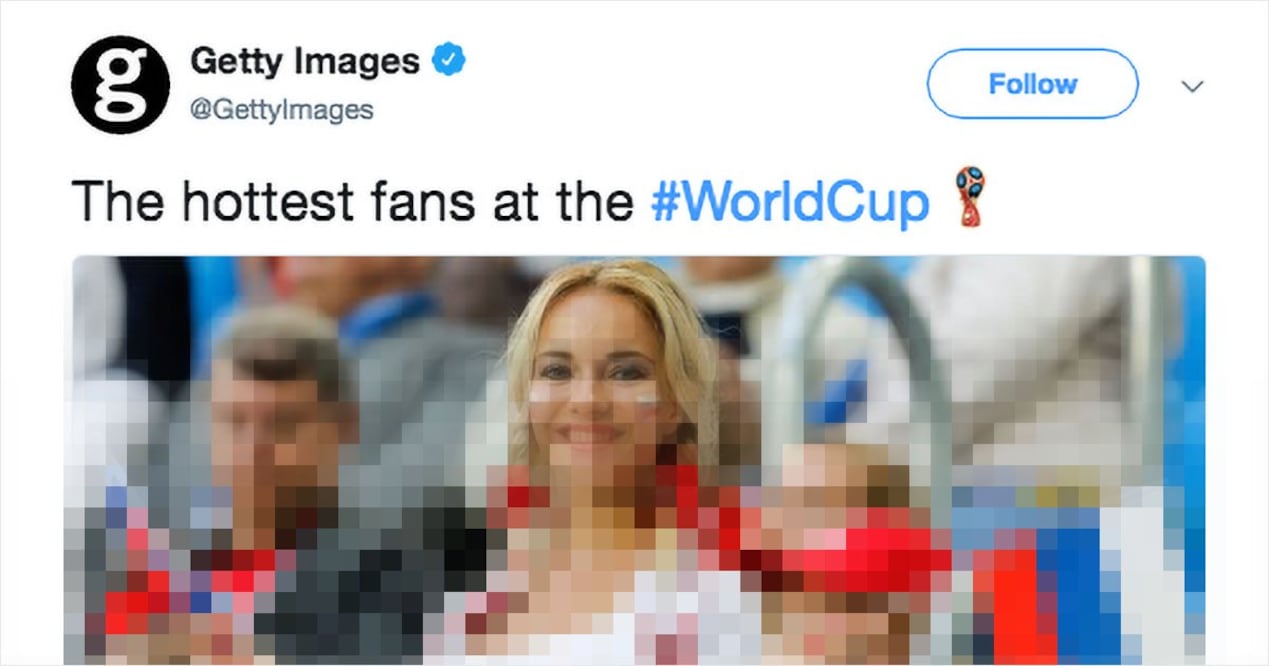 Getty Images se disculpa y retira galería de aficionadas "sexy" durante el Mundial 2018