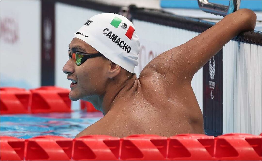 Ángel Camacho ganó el bronce en natación / Foto: Especiales